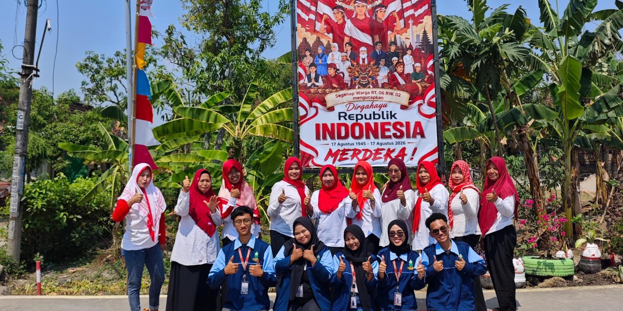 Semarak HUT RI ke-81, KKN MIT 22 Posko 149 dan Warga Desa Sokokidul Dorong Kebersamaan melalui Lomba Kebersihan Antar-RT