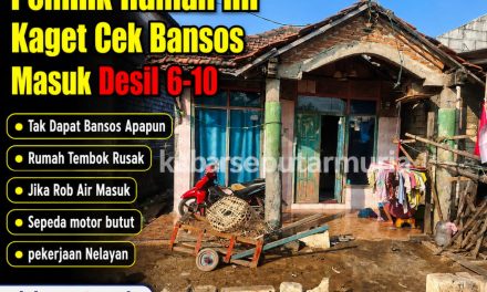 KTP Suami Ibu Ini Masuk Desil 6-10 , Tak Dapat Bansos Apapun , Rumah Tembok Rusak Motor Butut