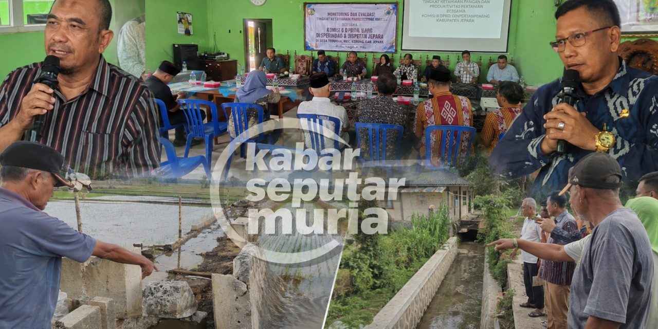 Komisi B DPRD Jepara Monev Ketahanan Pangan dan Produktivitas Pertanian Desa Tedunan Jepara