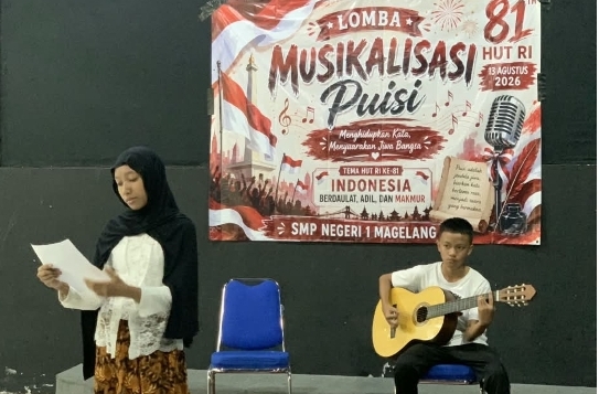 Semarakkan HUT RI ke-81, Mahasiswa Magang Kependidikan Terintegrasi Universitas Tidar Tingkatkan Literasi dan Apresiasi Budaya melalui Lomba Bertema Kepahlawanan di SMP Negeri 1 Kota Magelang